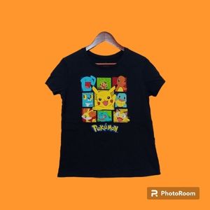 Pokémon Pikachu Graphic Black T-Shirt Size Small Official Licensed 2018 Anime